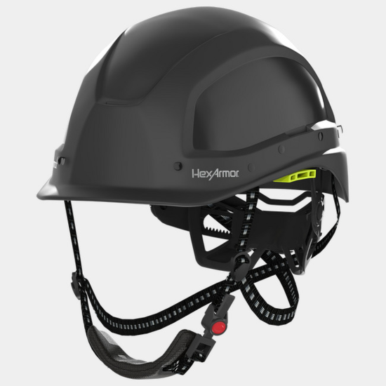 HexArmor Ceros XA250 Yellow Climbing-Style Safety Helmet - Type 1, Class C