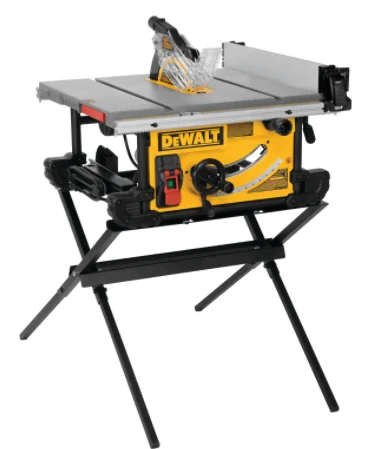 10 IN. TABLE SAW WITH SCISSOR STAND DWE7491X