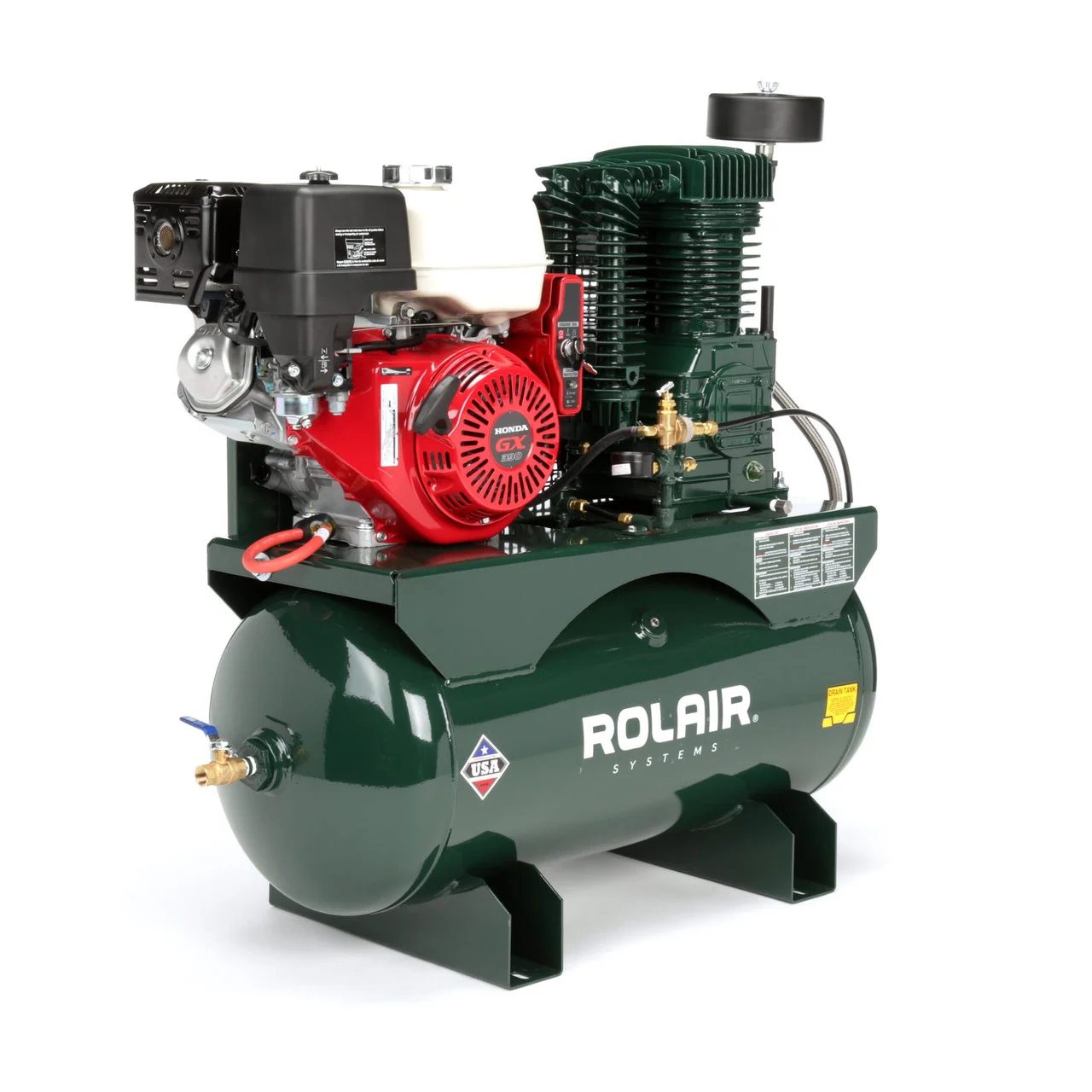 Rolair Stationary Gas Air Compressors 13GR30HK30