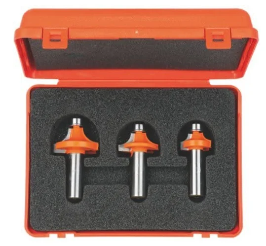 CMT 838.501.11,3 Piece Roundover Router Bit Sets