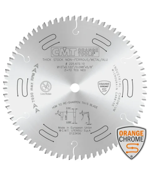 CMT 225.708.18,15'' + 63/64'',Industrial Xtreme Non-Ferrous Metal, PVC & Melamine Circular Saw Blades