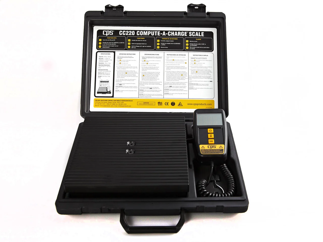 CC220 Scale Compute-a-Charge Refrigerant Scale