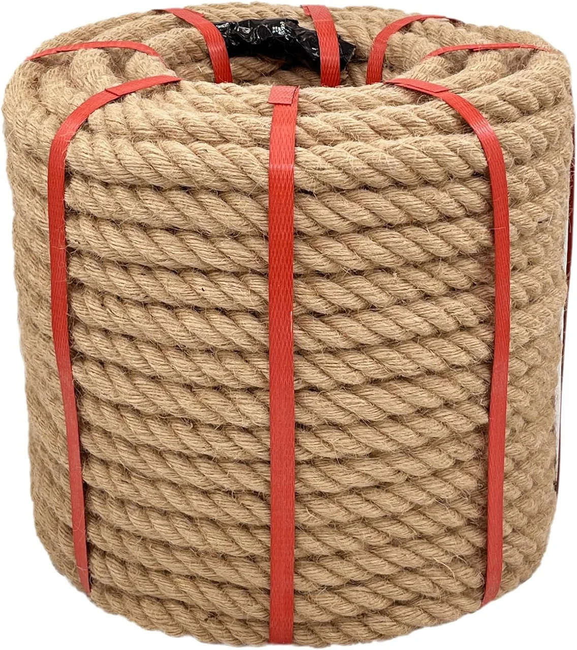 Natural Hemp Rope 3/4 in X 150 Ft Twisted Manila Rope 3/4 inch Thick Jute Rope for Crafts, Porch Swing Rope, Hemp Rope for Decor, Railing, Docks, Landscaping
