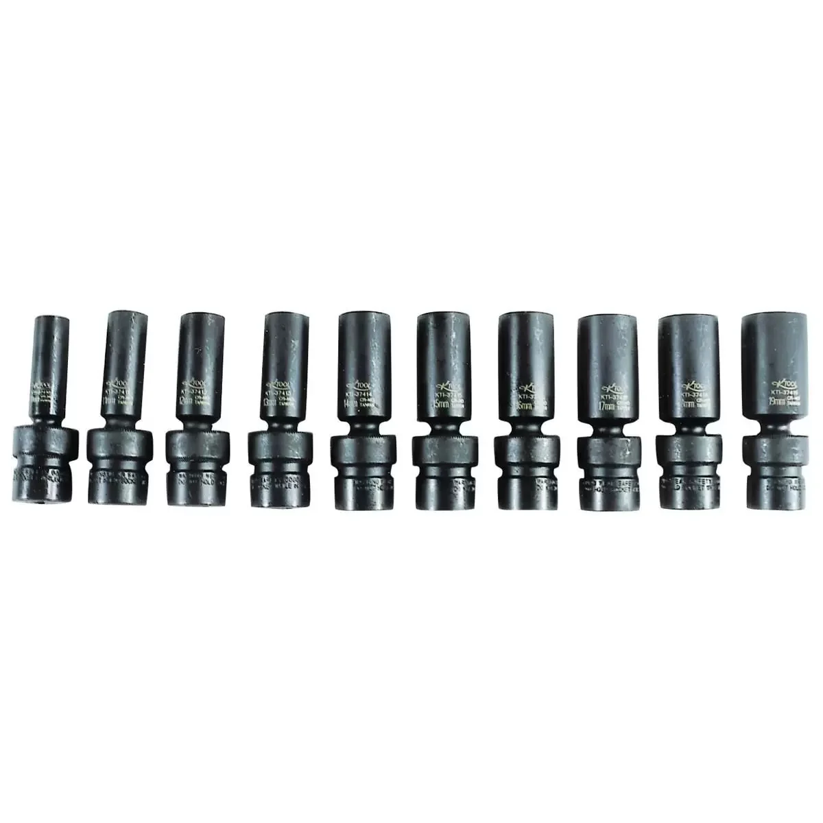 K Tool International SOC SET IMP FLEX 3/8" DR 10 PC.MM