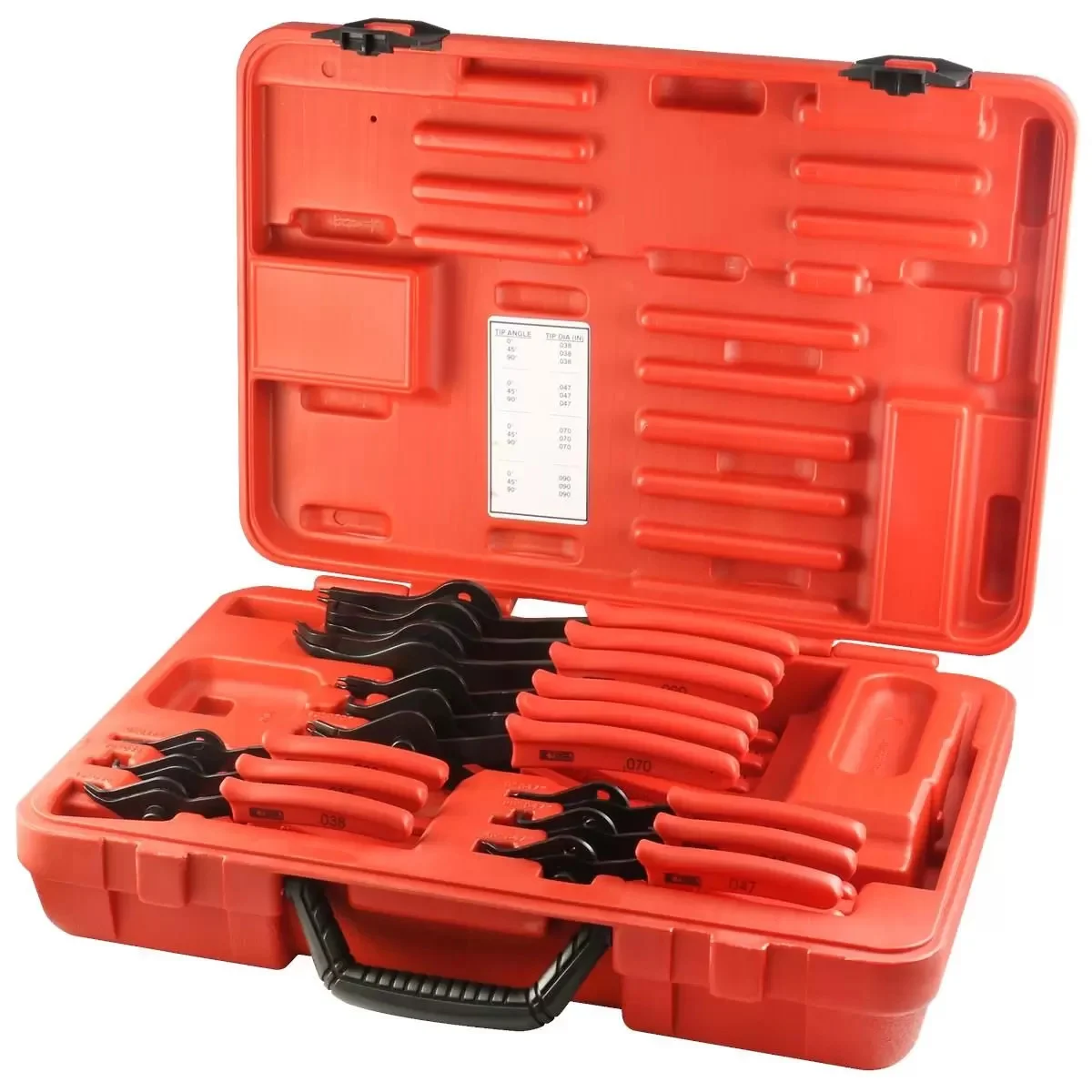 K Tool International PLIER SET 12 PC SNAP RING