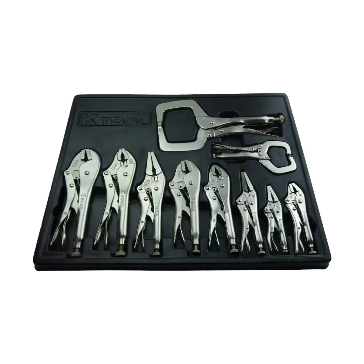 K Tool International Locking Pliers Set 10pcs