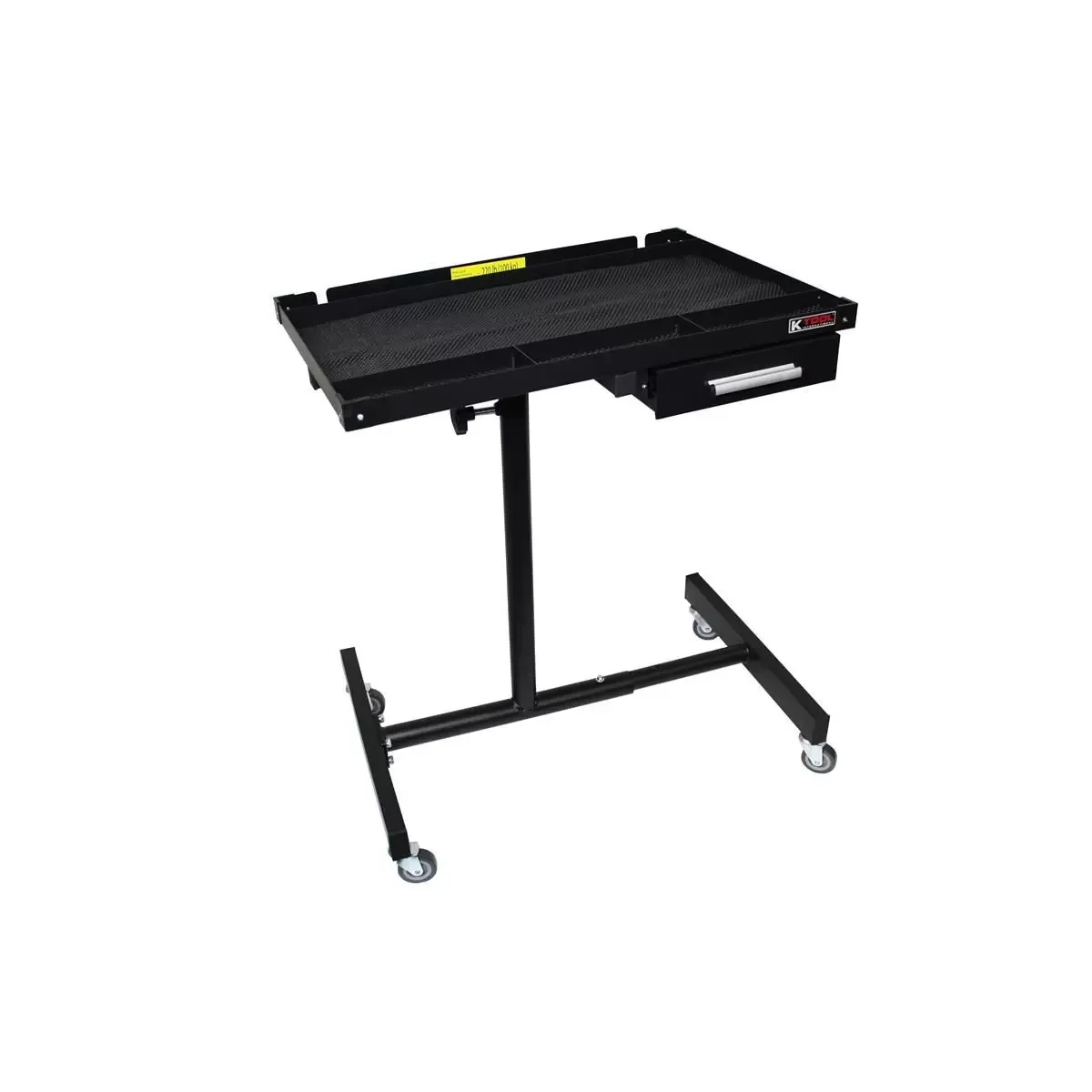 K Tool International 30" Adjustable Work Table Matte Black
