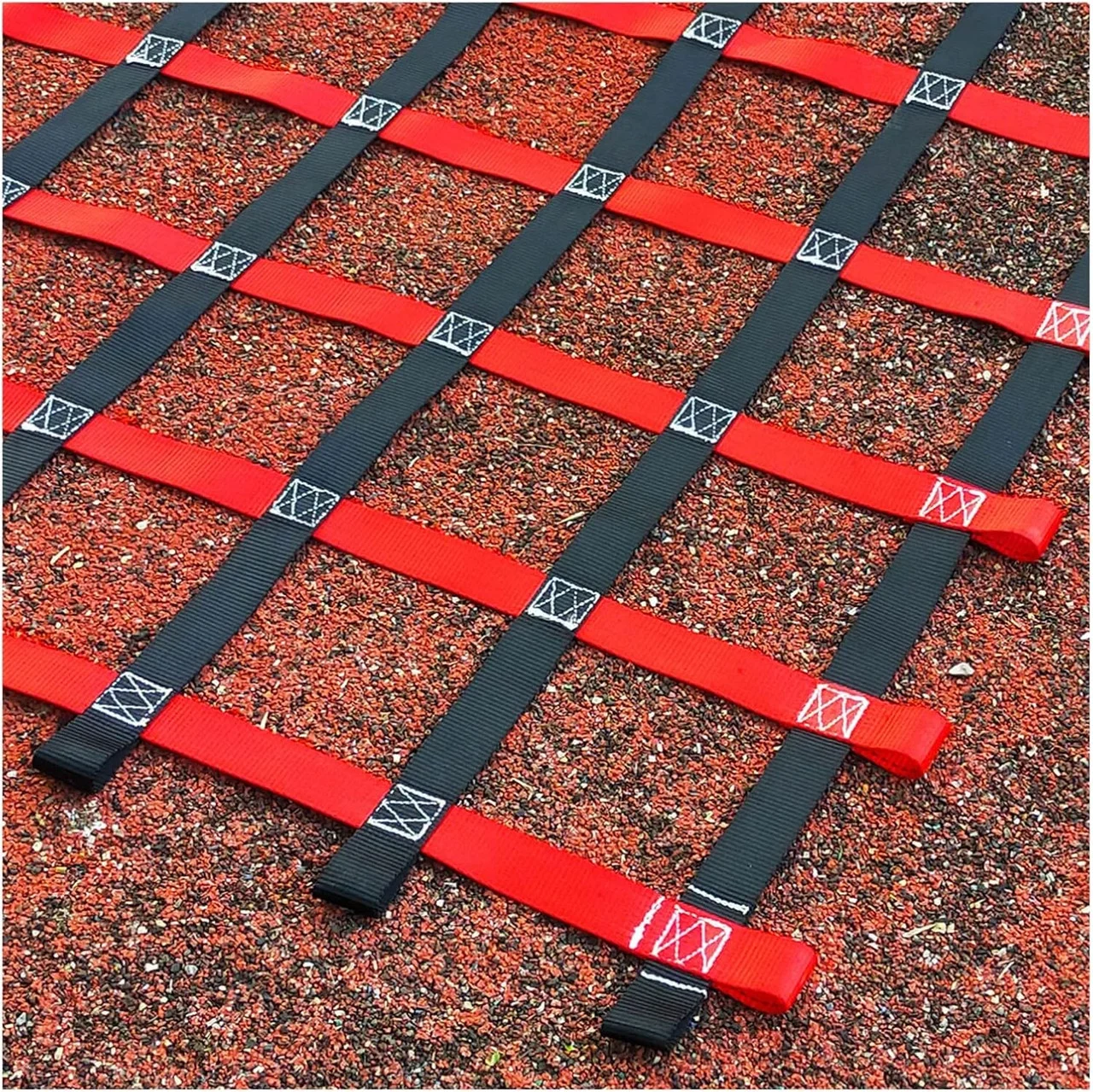 Climbing Cargo Net – Outdoor Playground Swing, Kids Ninja Obstacle Course Swingset Accessories, Heavy‑Duty Hammock Net for Adults, Indoor/Outdoor Climbing Wall 3x6ft/0.9x1.8m