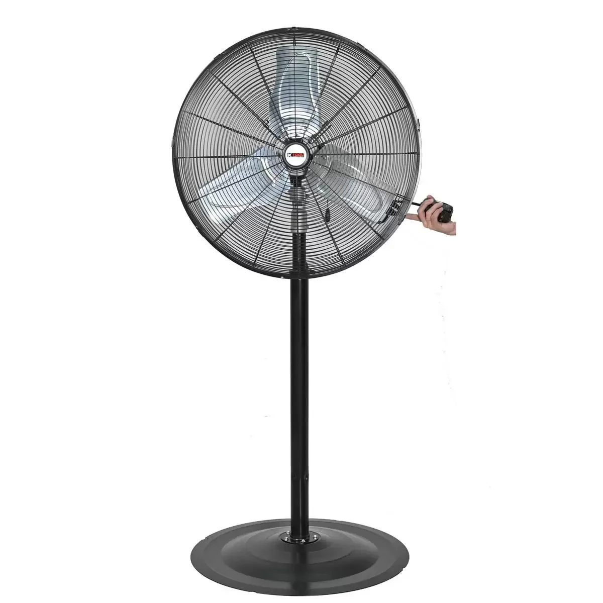 K Tool International 24" Waterproof Oscillating Pedestal Fan
