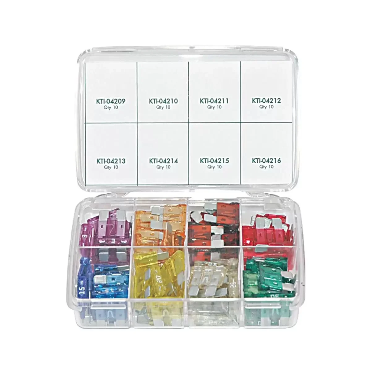 K Tool International 80PC ATO Plug-In Fuse Assortment Kit