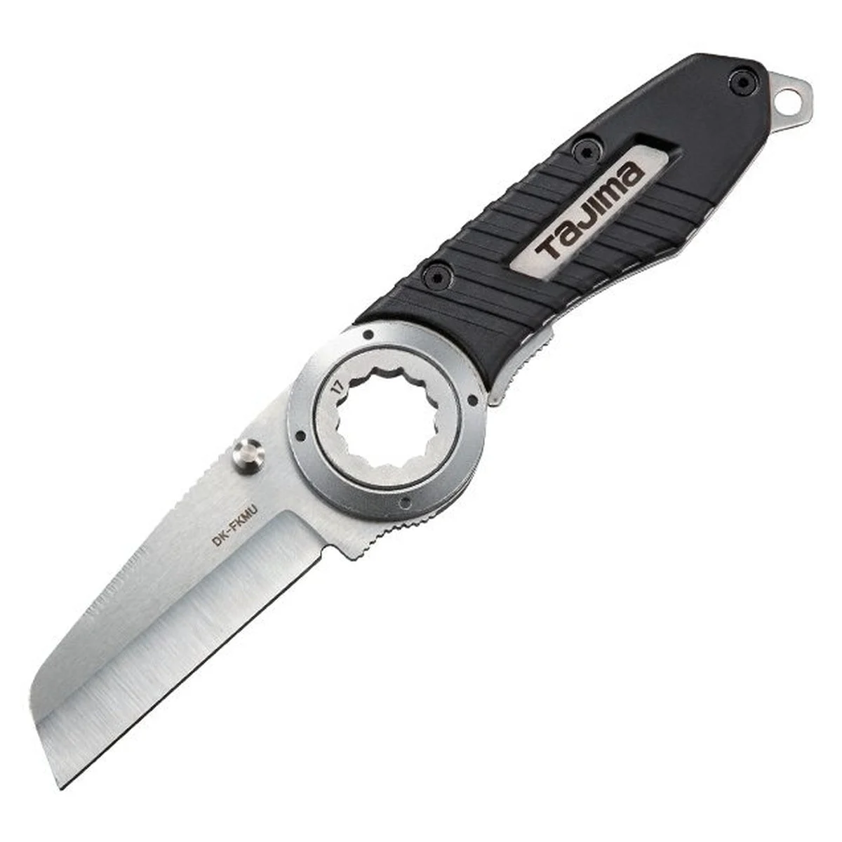 Tajima VARIX Folding Compact Knife with Hollow-Ground Blade and Integrated Socket (DK-FKMU)