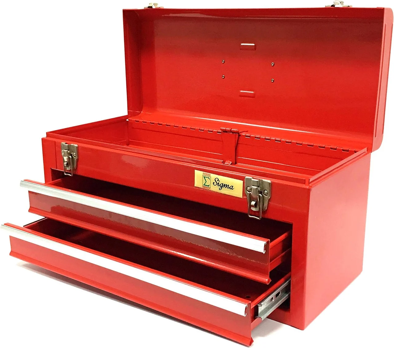 20 inch Portable Tool Chest Box Storage Cabinet Mechanic Organizer with 2 Drawer