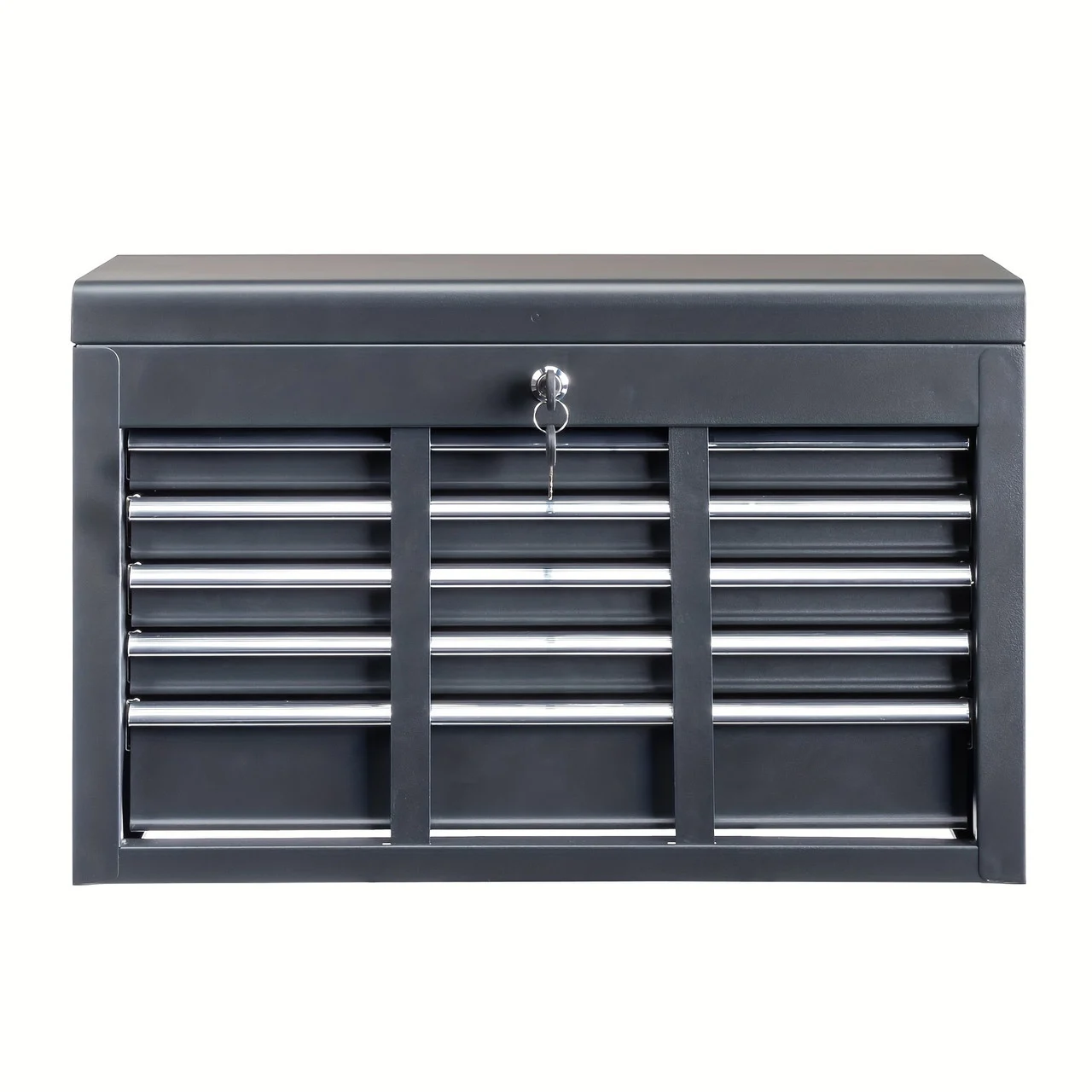 Steel Upper Cabinet 5 Drawers With Lock Tool Storage Cabinet Black