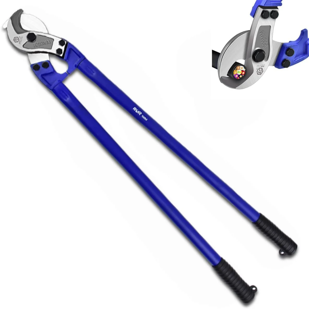 Cable Cutters 42 inch | Wire Snips Heavy Duty | Industrial-Grade Heavy-Duty Cable Cutter, Forged from T8 Alloy Steel, Hardness HRC56, Sharp Cutting. for Cutting Cables and Wire Ropes
