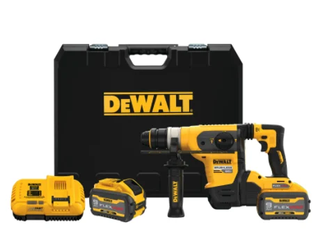 60V MAX* 1-1/4 IN. BRUSHLESS CORDLESS SDS PLUS ROTARY HAMMER KIT DCH416X2
