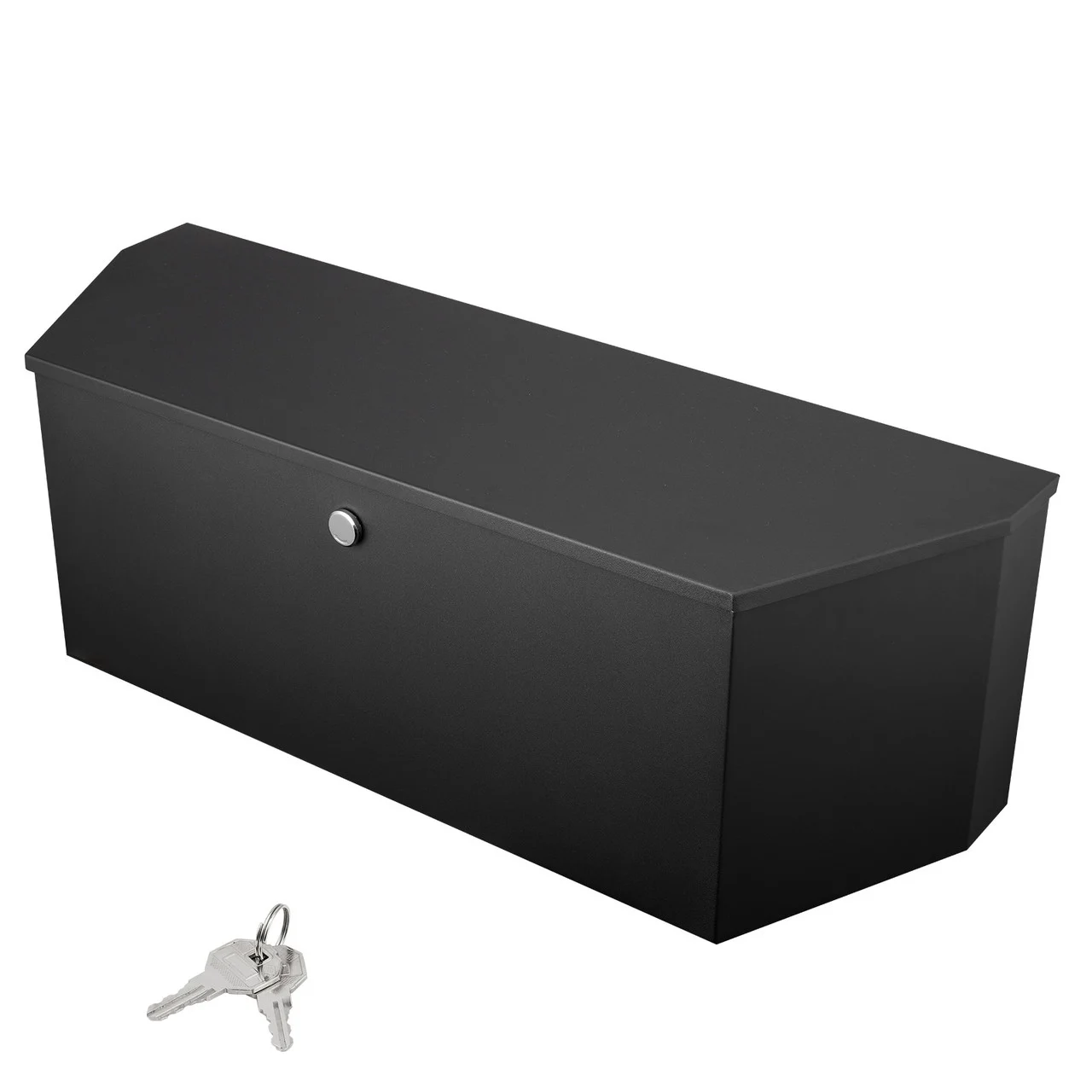 Durable Trailer Storage Box, Durable Carbon Steel Build. Secure Lock with Keys. Ideal for Pickup Trucks, RVs & Utility Trailers.