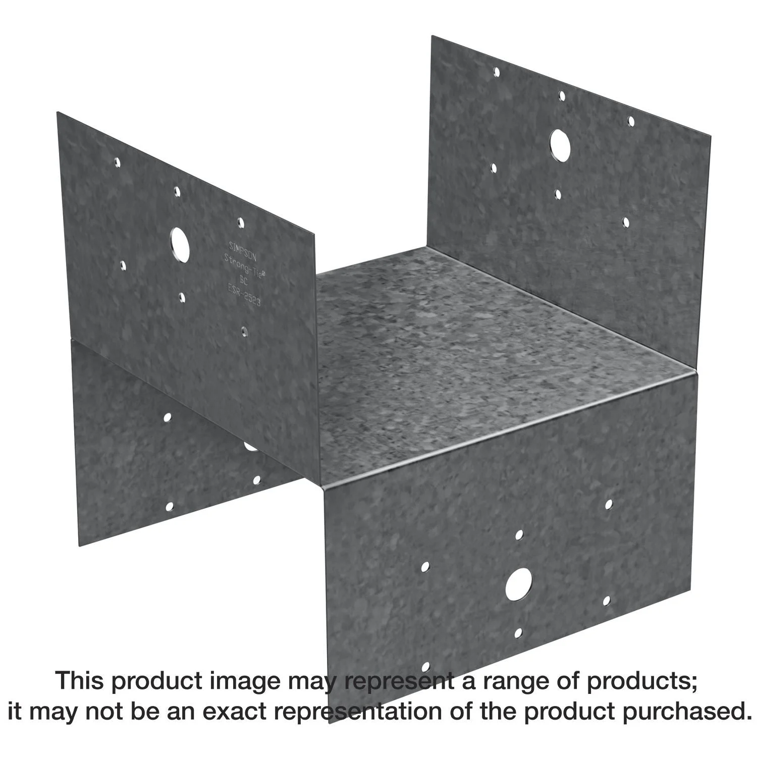 Simpson Strong-Tie BC6Z BC ZMAX Galvanized Post Cap for 6x