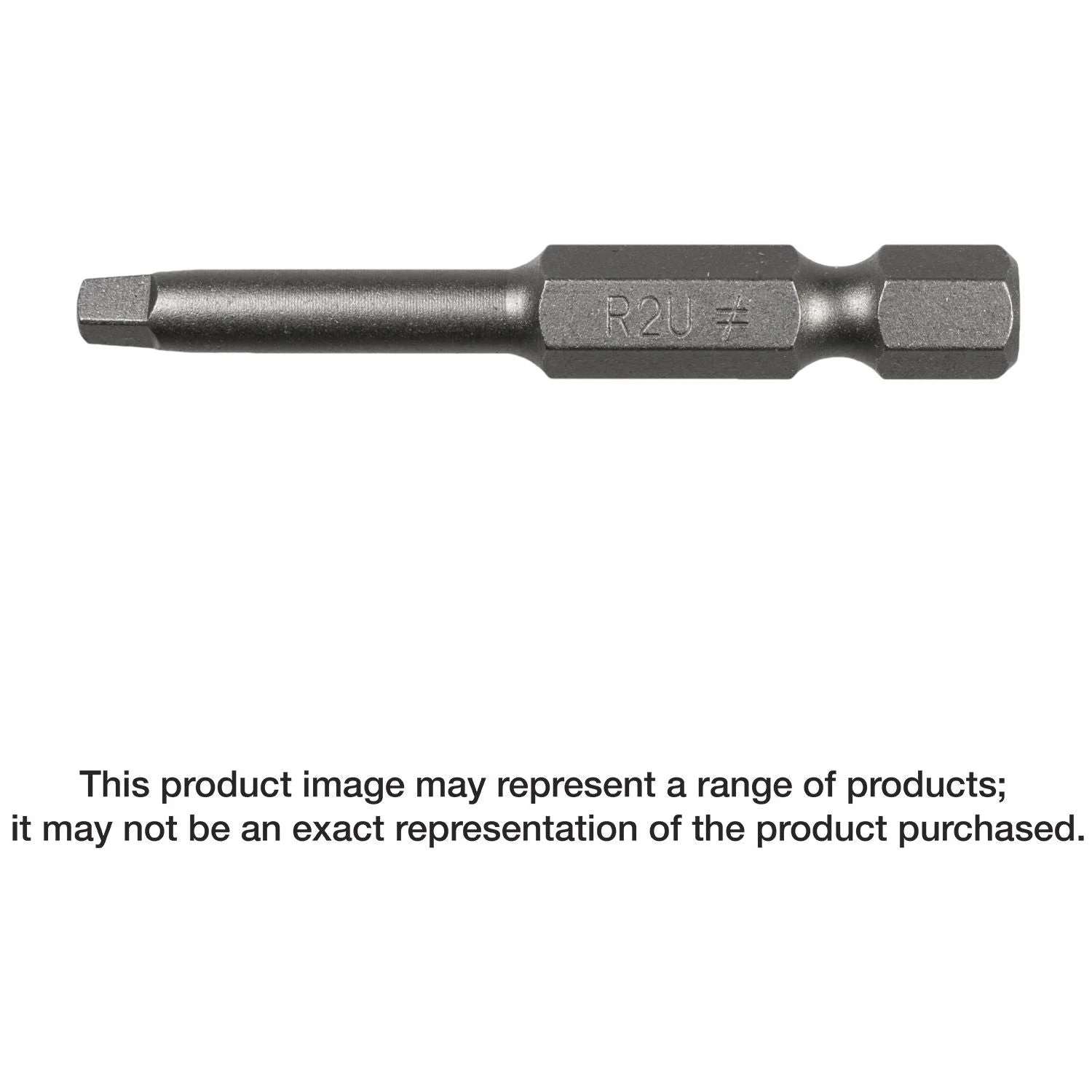 Simpson Strong-Tie BIT2SU-2-RC3 #2 Square, Undersized-Drive 2-in. Power Bit, 3-Pack
