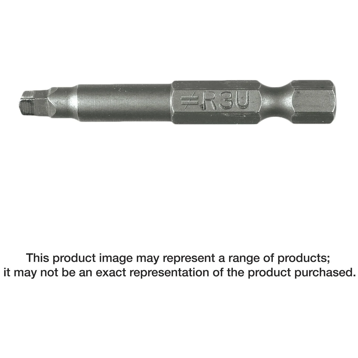 Simpson Strong-Tie BIT3SU-2-RC3 #3 Square, Undersized-Drive 2-in. Power Bit, 3-Pack
