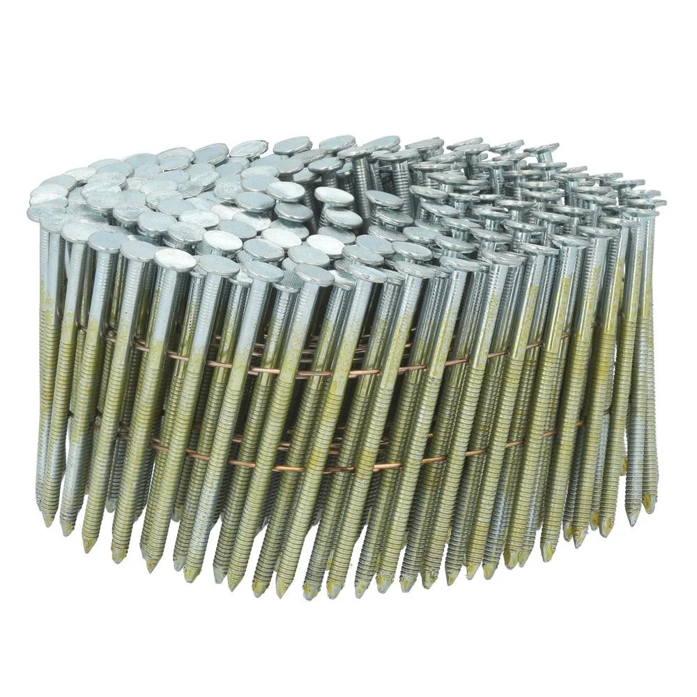 BOSTITCH Framing Nail, 2-3/8 in L, Galvanized, Smooth Shank