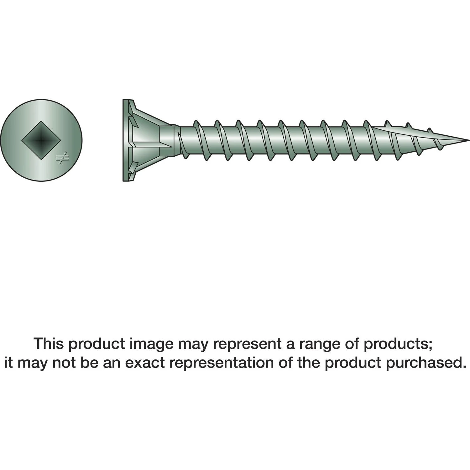 Simpson Strong-Tie CB3BLG114S CB3BLG Fiber-Cement Board Screw (Collated),  #10 x 1-1/4-in. #3 SQU, 1500-Pack