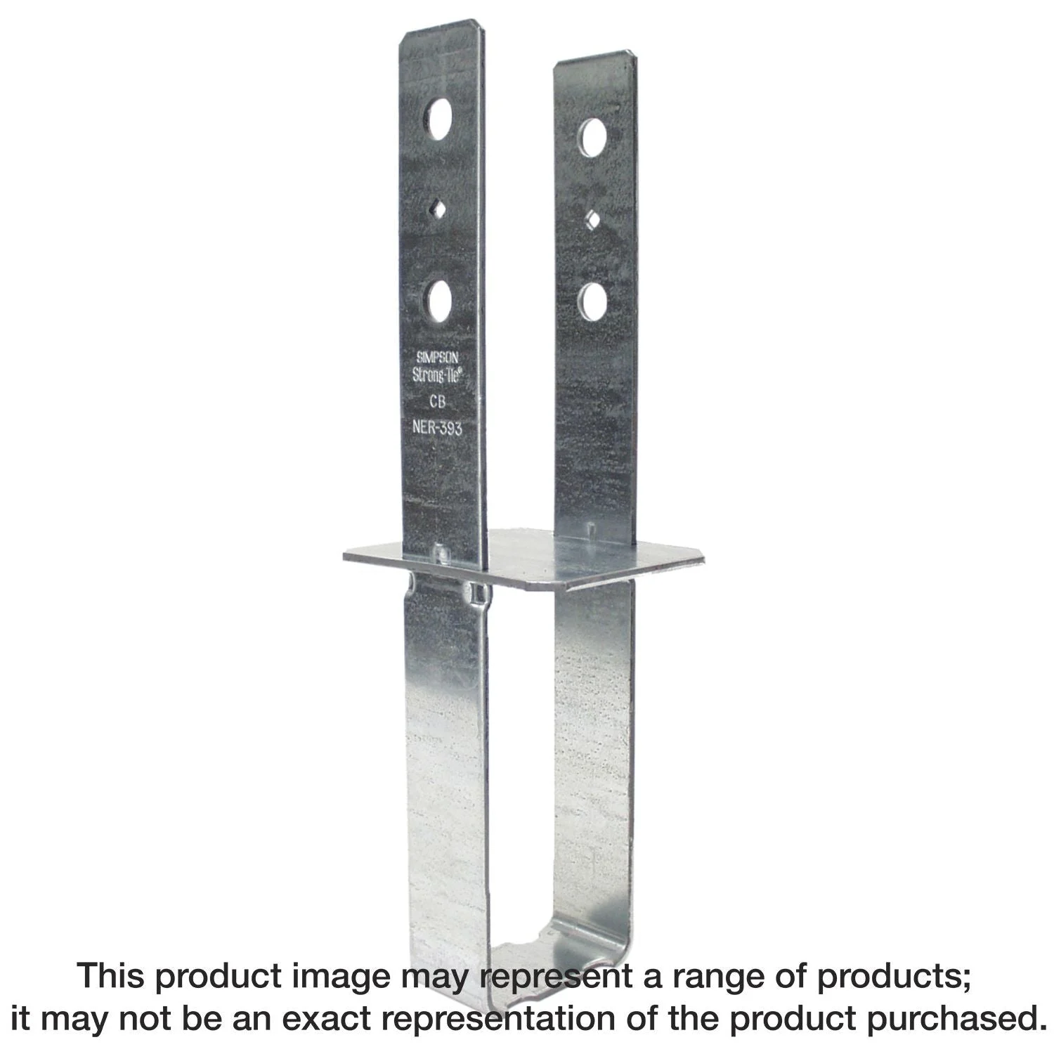 Simpson Strong-Tie CB46 CB Galvanized Column Base for 4x6
