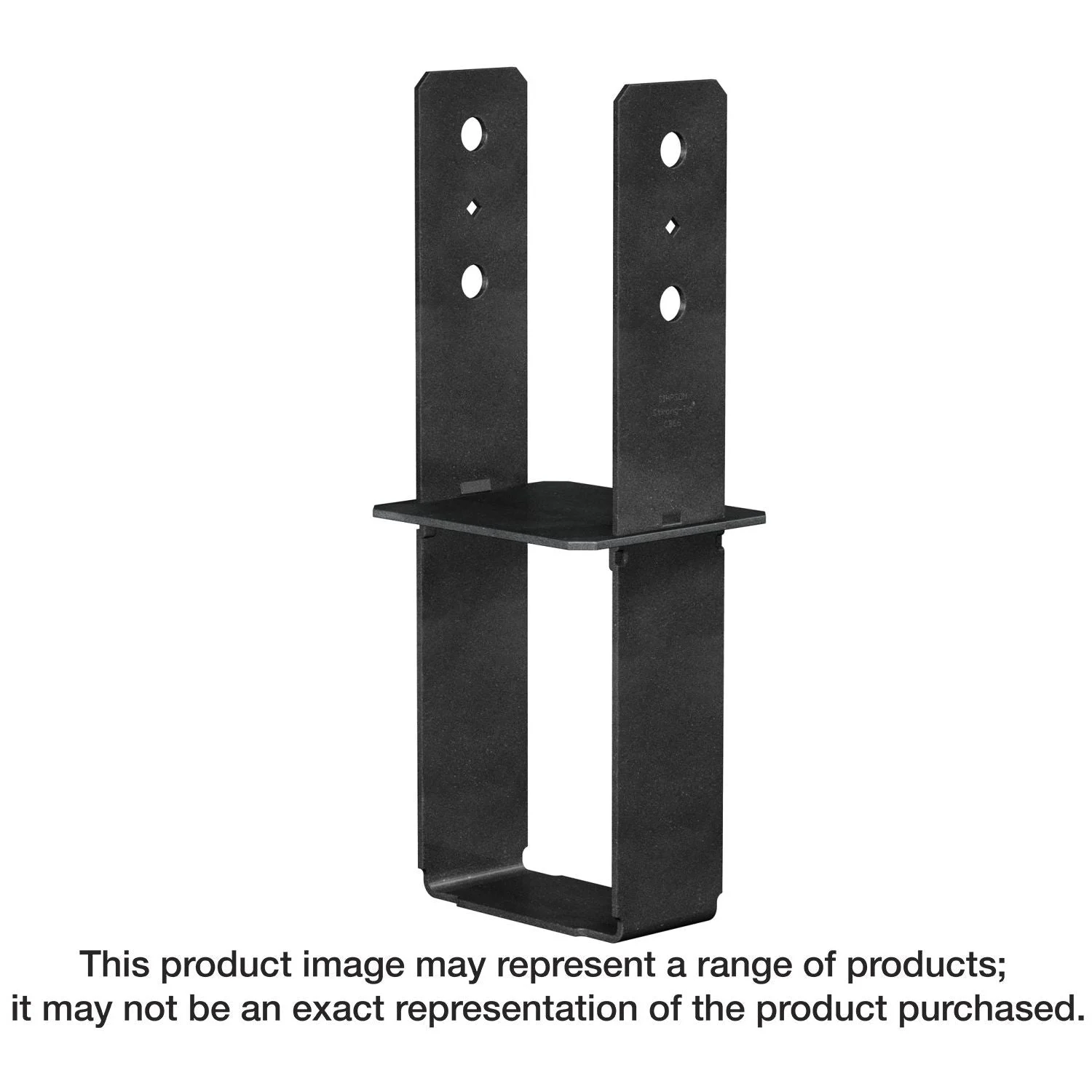 Simpson Strong-Tie CB66PC CB Black Powder-Coated Column Base for 6x6