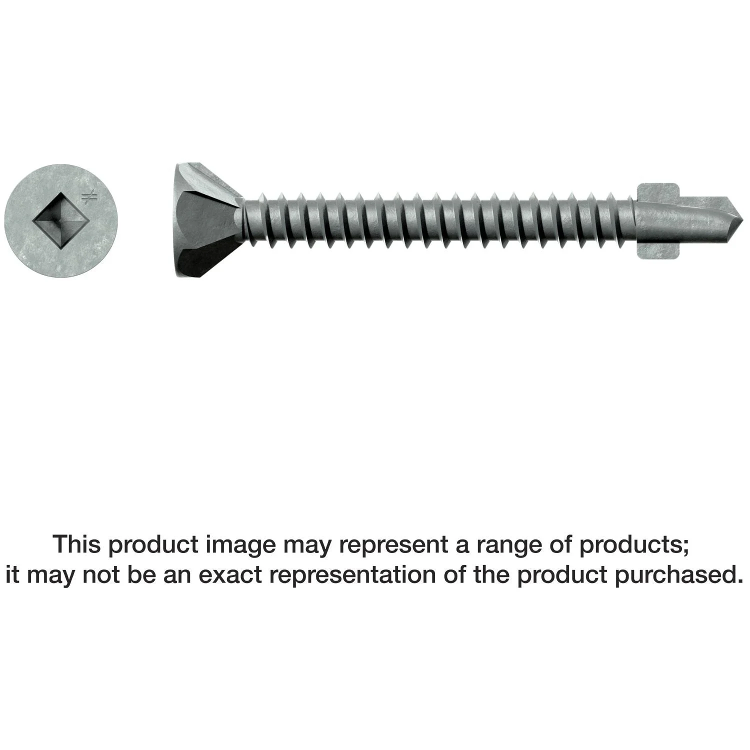 Simpson Strong-Tie CBSDQ158S CBSDQ Sheathing-to-CFS Screw (Collated), #8 x 1-5/8-in. #2 Square Undersized, 1500-Pack