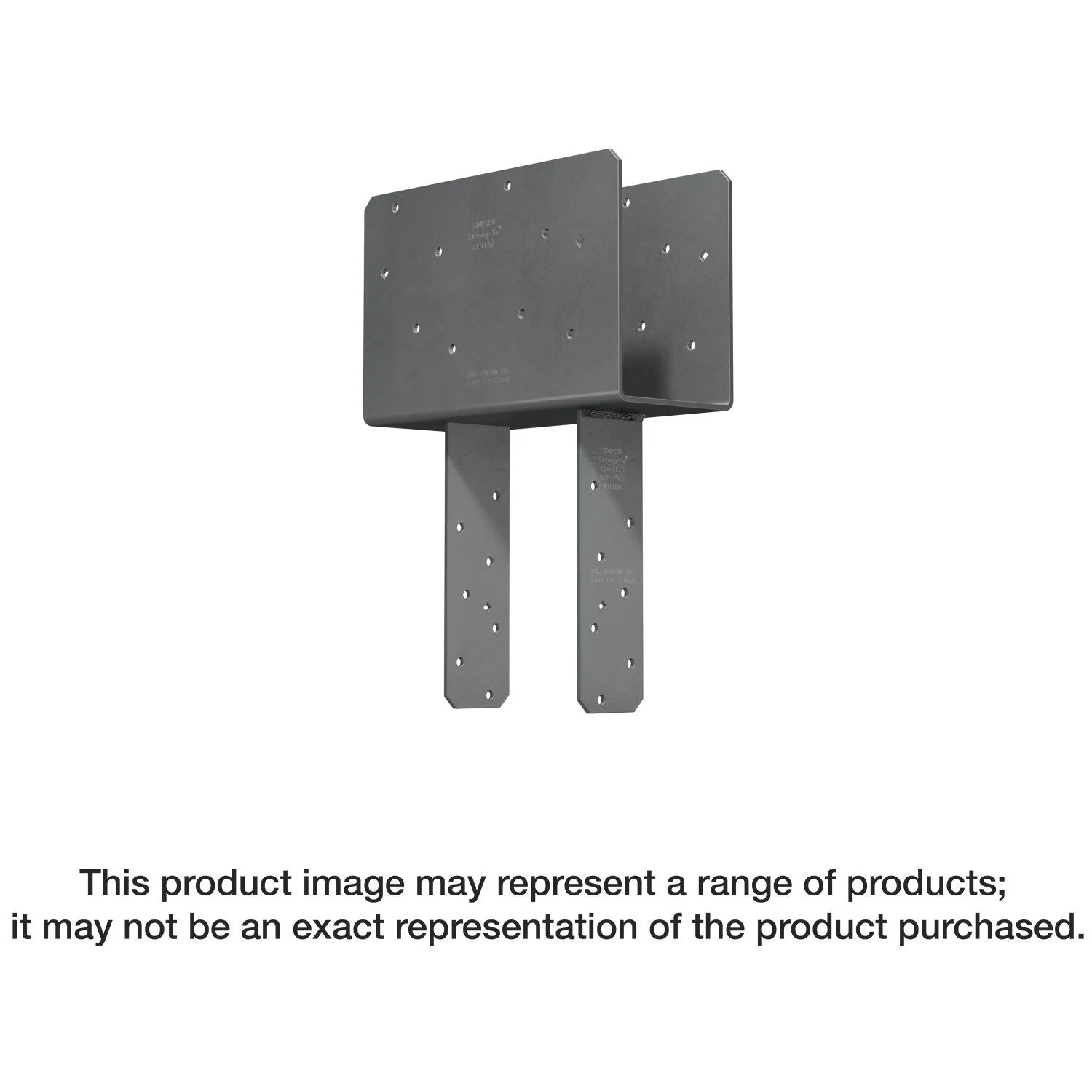 Simpson Strong-Tie CCQ4.62-3.62SDS CCQ Column Cap for Triple-2x Beam, 4x Post with Strong-Drive SDS Screws