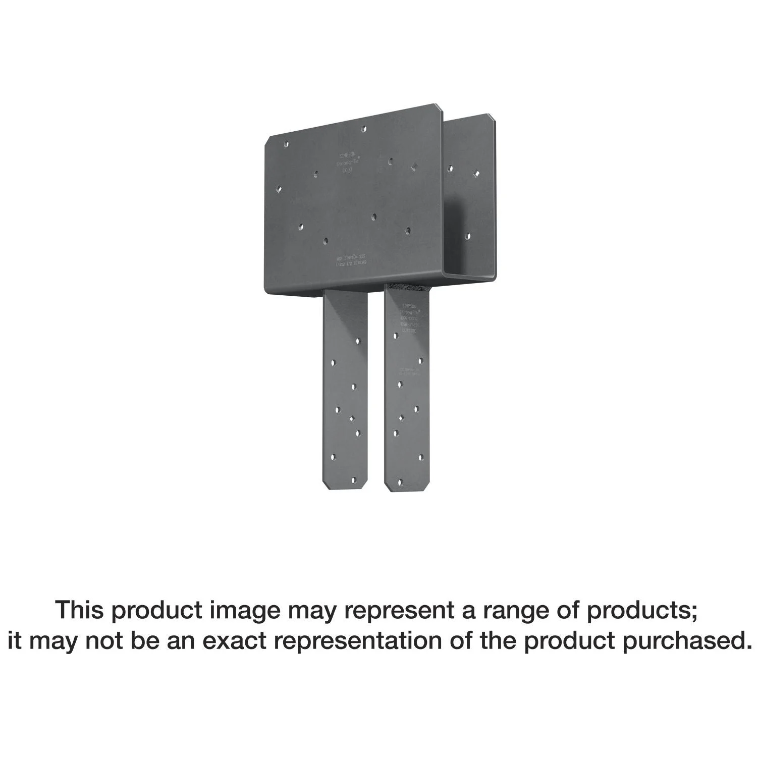 Simpson Strong-Tie CCQ66SDS2.5ROT CCQ Rotated-Strap Column Cap for 6x Beam, 6x Post with Strong-Drive SDS Screws