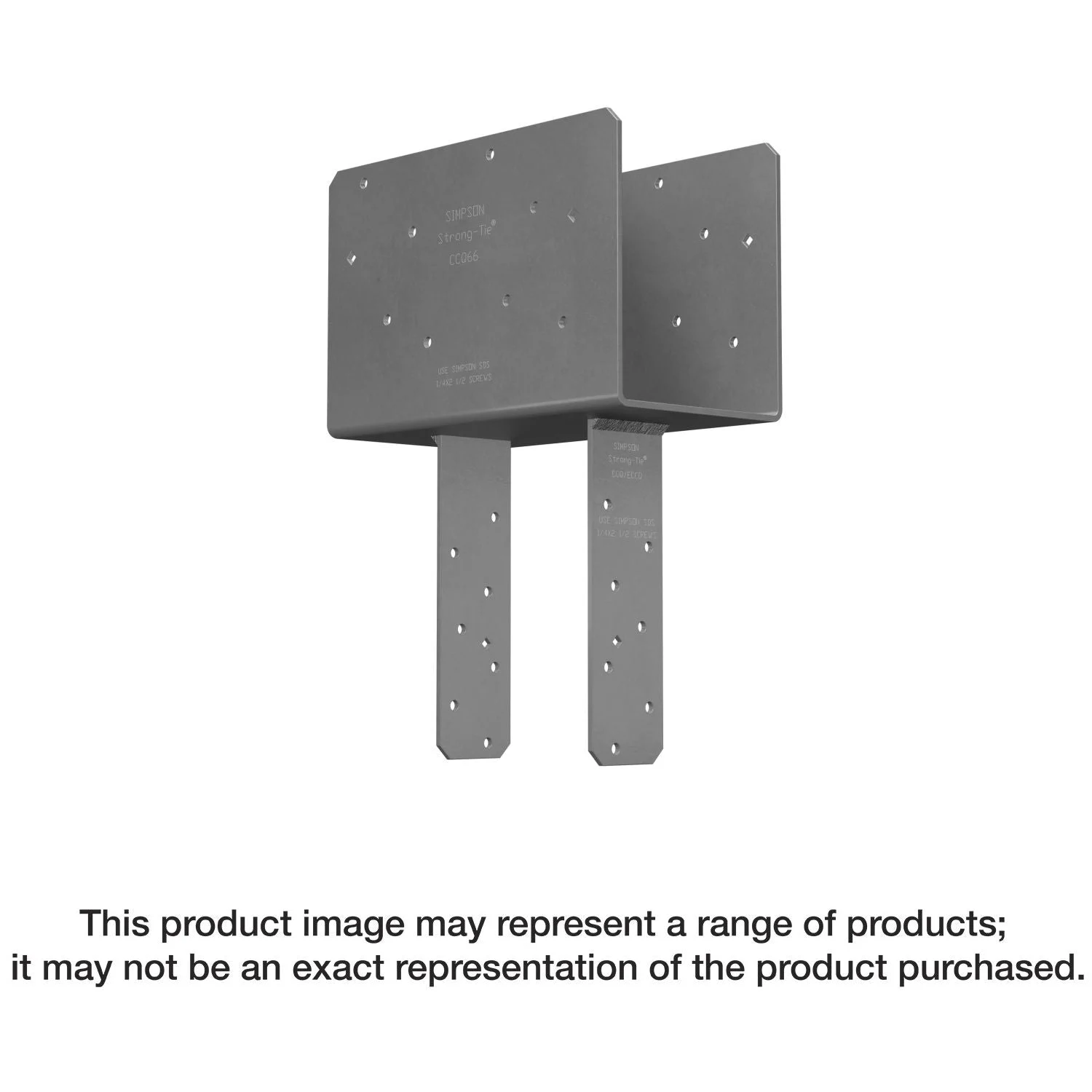 Simpson Strong-Tie CCQ68SDS2.5 CCQ Column Cap for 6x Beam, 8x Post with Strong-Drive SDS Screws