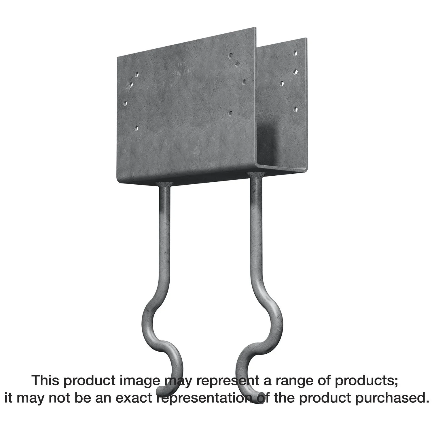 Simpson Strong-Tie CCQM3.62-SDSHDG CCQM Hot-Dip Galvanized Column Cap for 3-5/8-in. Beam, with Strong-Drive SDS Screws
