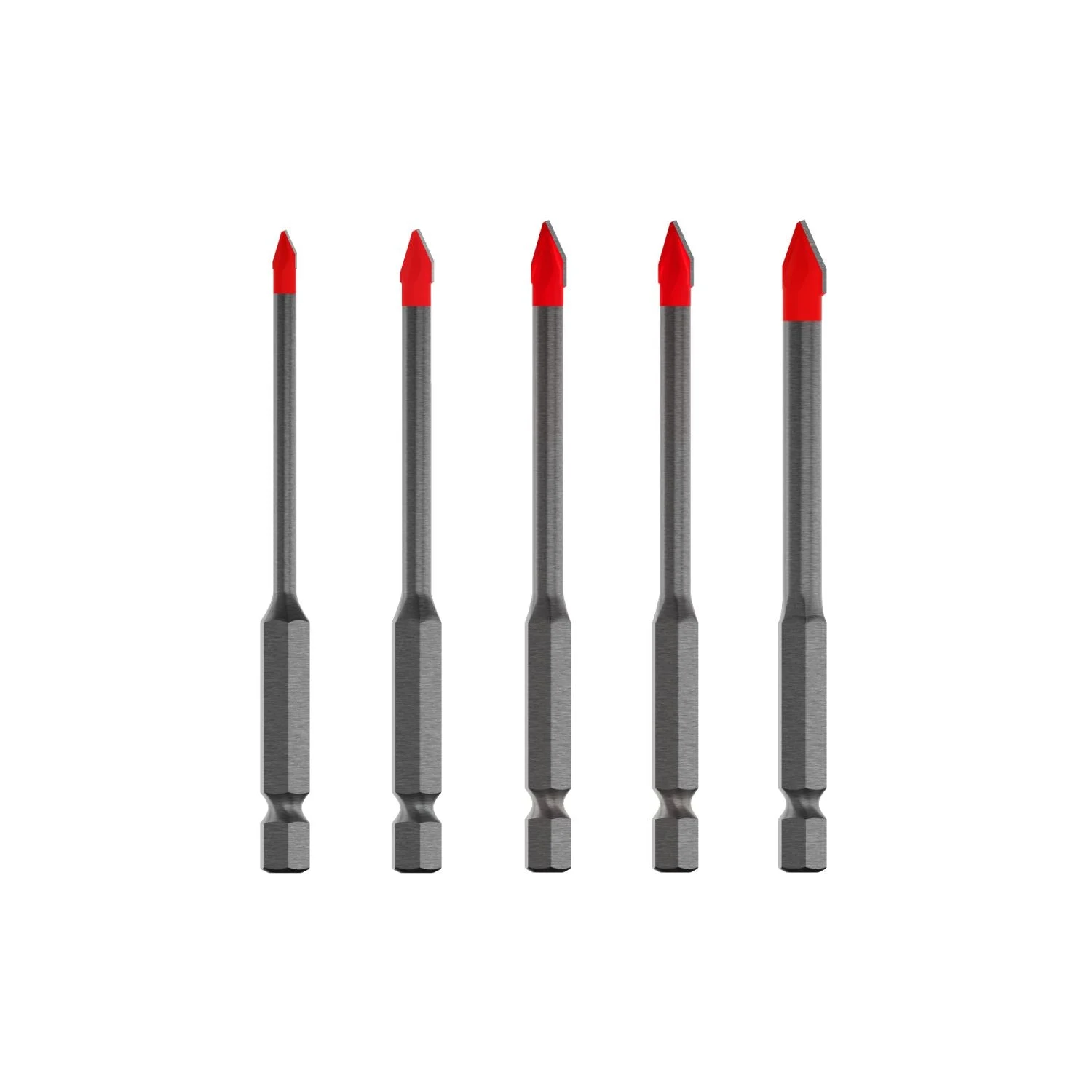 Diablo DMANSP1070S Diablo Hard Tile & Stone Carbide Tipped Drill Bit Set, 5-Piece