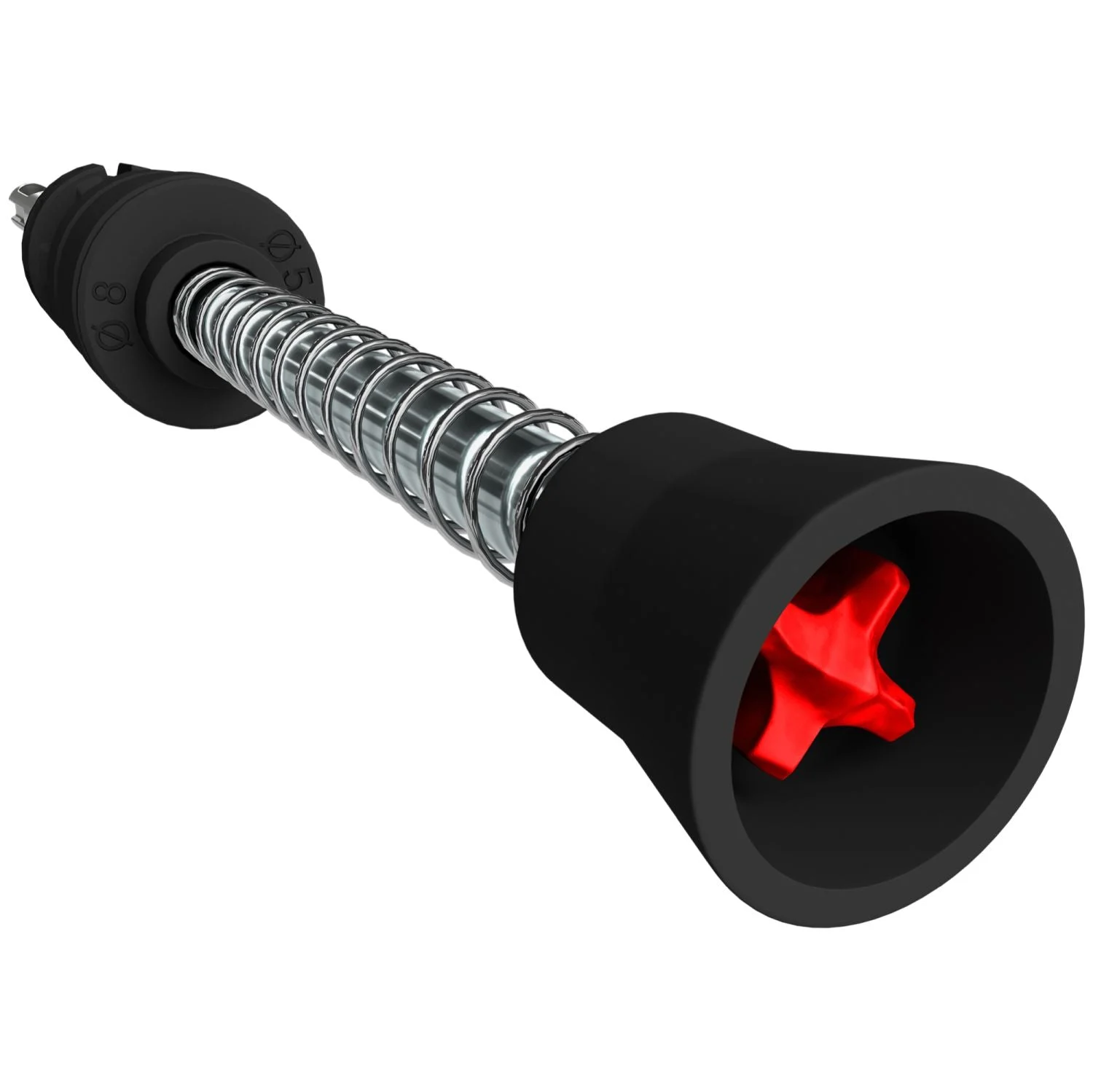 Diablo DMAPLA4400 1/4-in. x 4"x 9-in. AMPED Rebar Demon SDS-Plus 4-Cutter Full Carbide Head Dust Extraction Hammer Drill Bit
