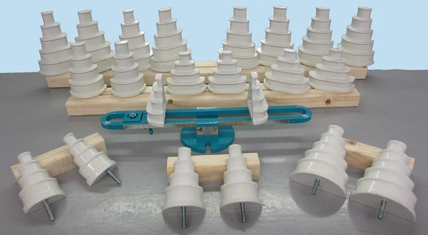 Electric Motor Winding Heads Set of #1 - #11 concentric winding heads, standard 19" long holder & instant coil release.