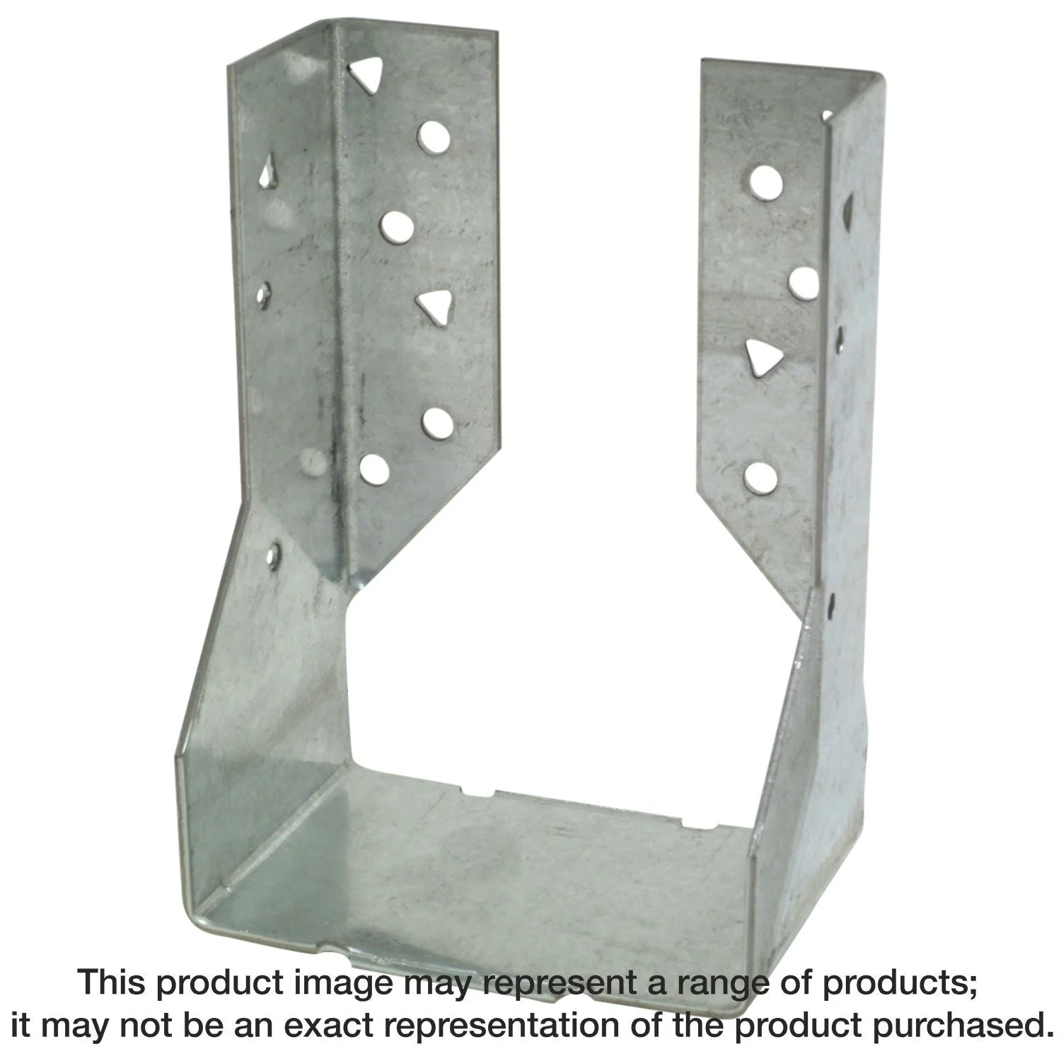 Simpson Strong-Tie HUC46 HUC Galvanized Face-Mount Concealed-Flange Joist Hanger for 4x6