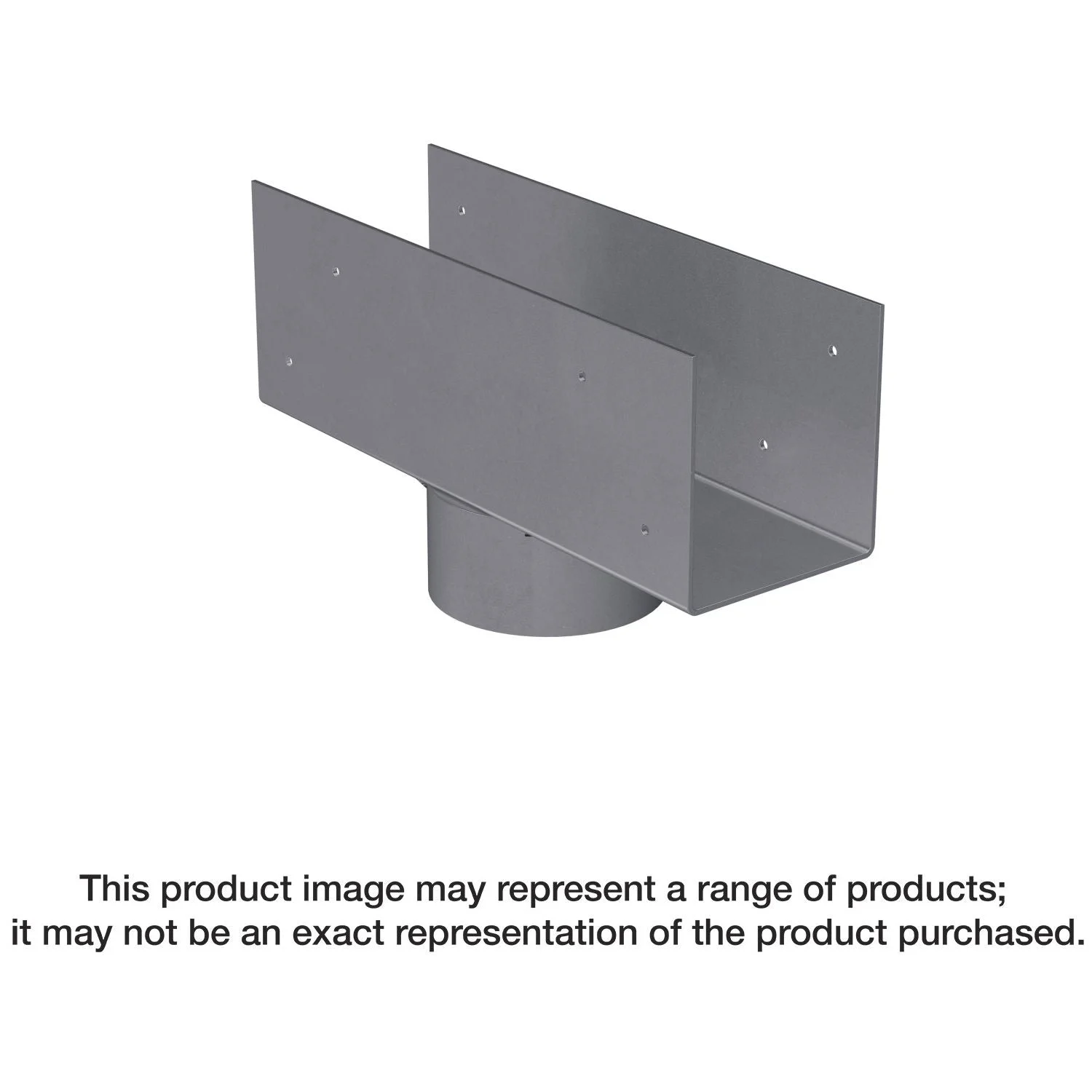 Simpson Strong-Tie LCC5.25-4 LCC 5-3/8-in. Column Cap for 4-in. Outside Diameter Lally Column