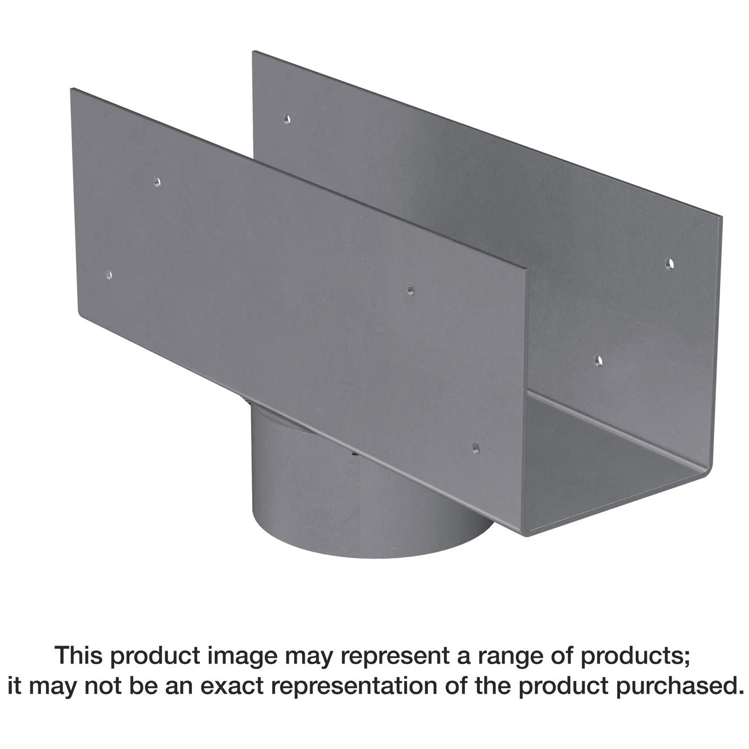 Simpson Strong-Tie LCC7-3.5 LCC 7-1/8-in. Column Cap for 3-1/2-in. Outside Diameter Lally Column