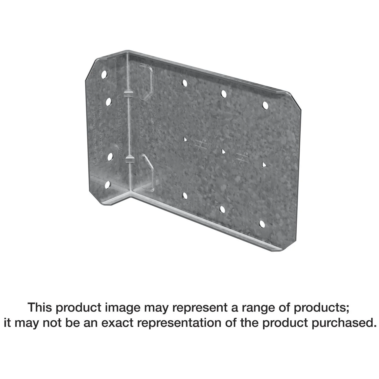 Simpson Strong-Tie MFCB45.5-R25 MFCB 5-1/2-in. Bypass Framing Fixed-Clip Connector, 25-Pack