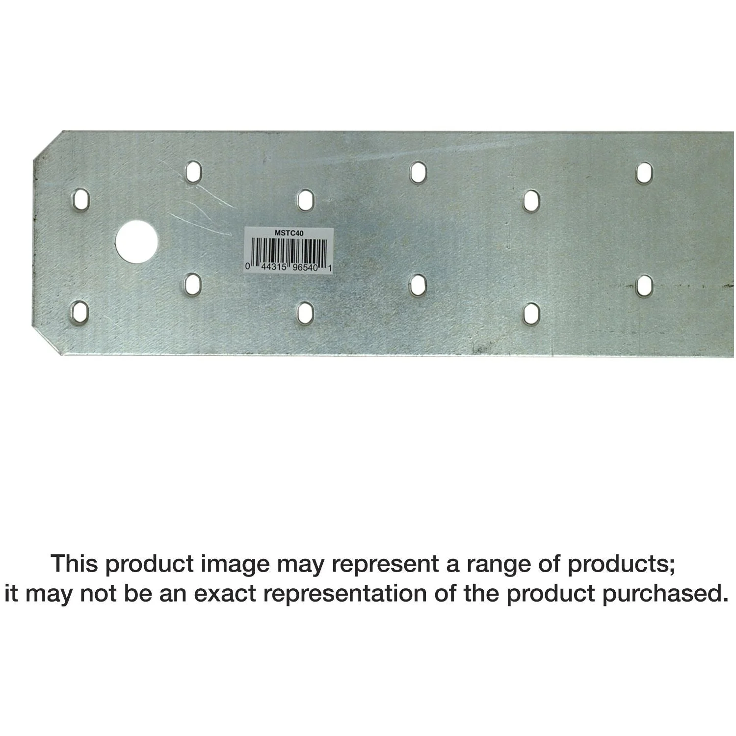 Simpson Strong-Tie MSTC40 MSTC 40-1/4-in. 16-Gauge Galvanized Medium Strap