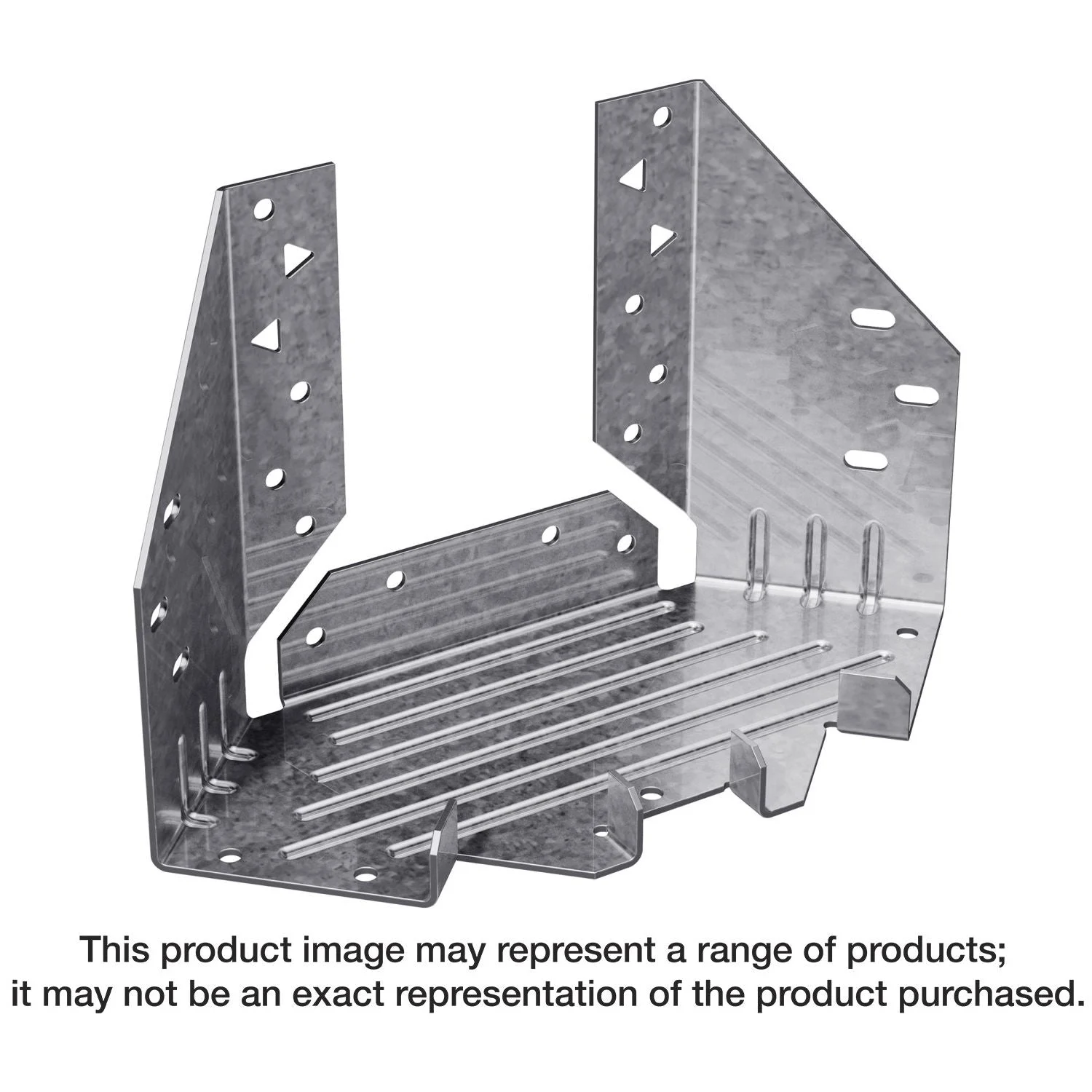 Simpson Strong-Tie MTHMQ-2-SDS3 MTHMQ-2 6-3/8-in. Galvanized Multiple Truss Hanger with Strong-Drive SDS Screws