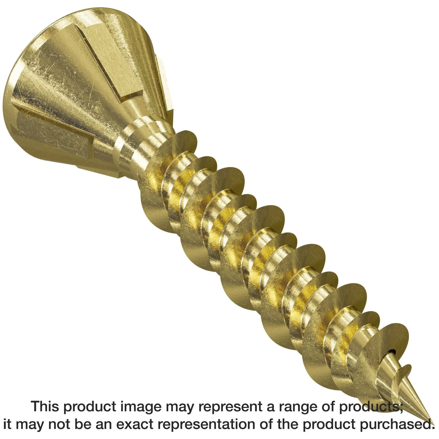 Simpson Strong-Tie MTHZ1S Strong-Drive MTH Wood Underlayment Screw (Collated), #7 x 1-in. Yellow Zinc, 2500-Pack