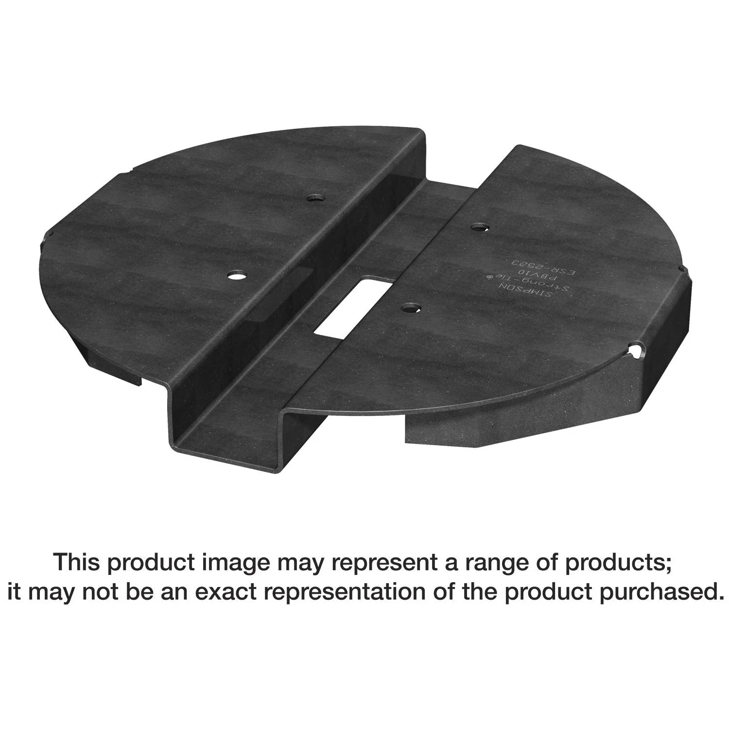 Simpson Strong-Tie PBV10 PBV 10-in. Hidden Standoff Post Base for Viga Post