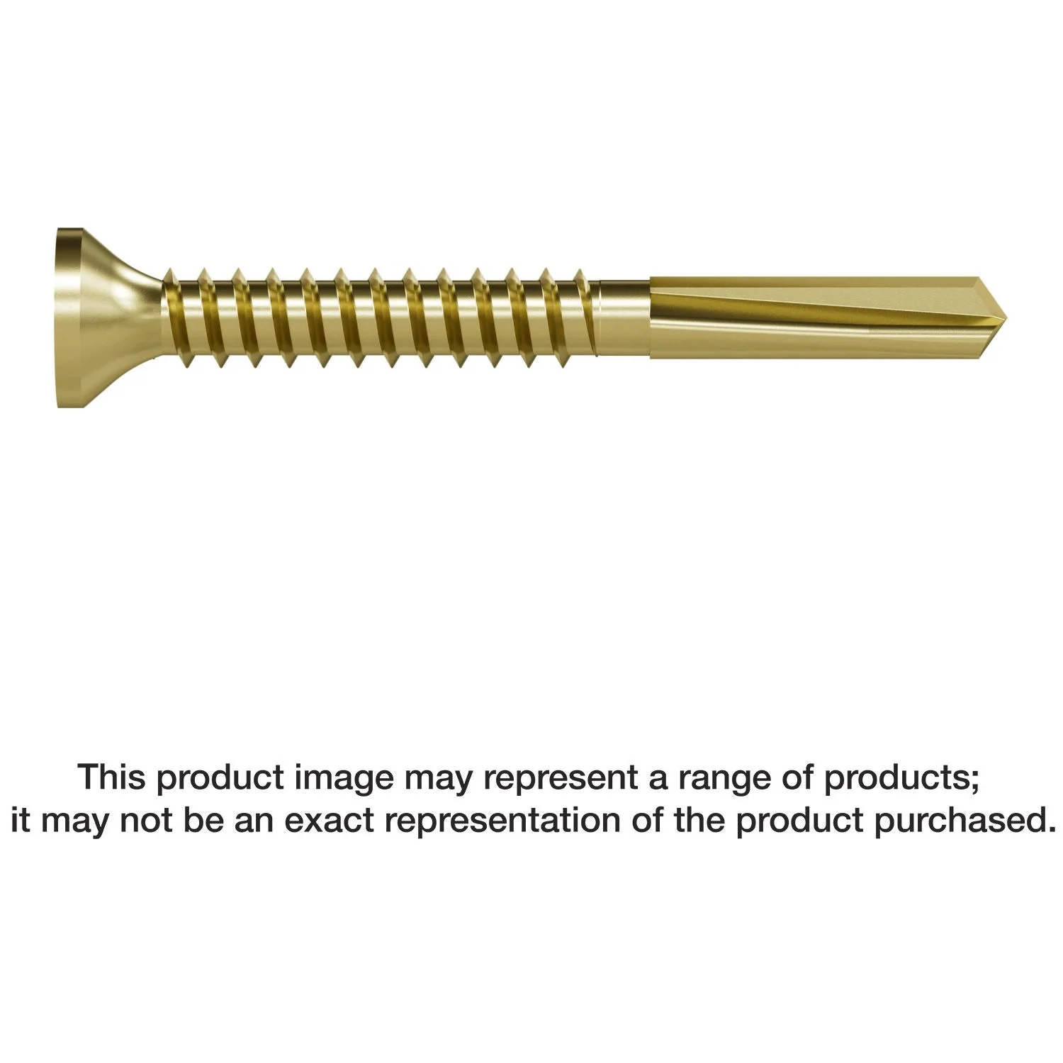 Simpson Strong-Tie PPHD134B1016-4K Strong-Drive PPHD SHEATHING-TO-CFS Screw, #10 x 1-3/4-in. T25, Yellow Zinc, 4000-Pack