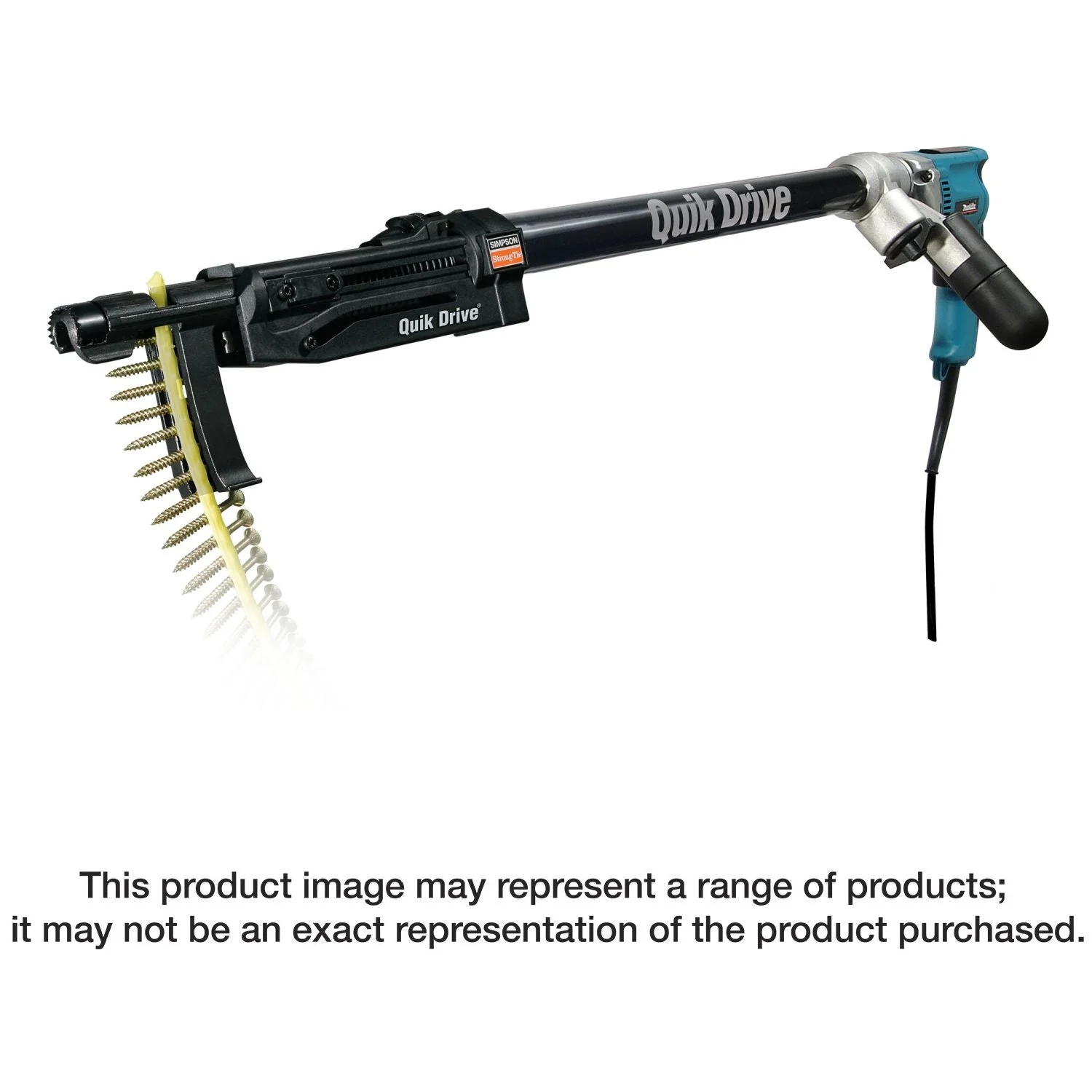 Simpson Strong-Tie PRO250G2M25K Quik Drive PRO250 Subfloor System w/ Makita 2500 RPM Screwdriver Motor