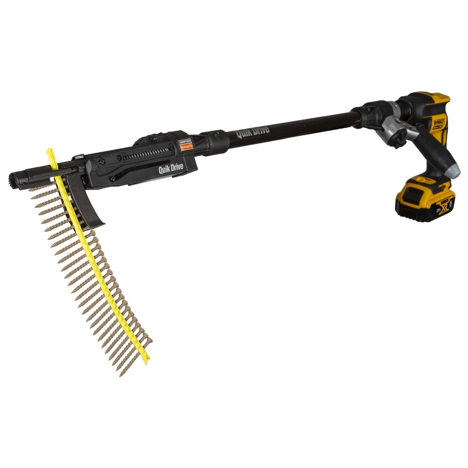 Simpson Strong-Tie Quik Drive PROCCS+ Multi-Purpose Combo System w/ DeWalt 2500 RPM Screwdriver Motor (PROCCS+D25K)