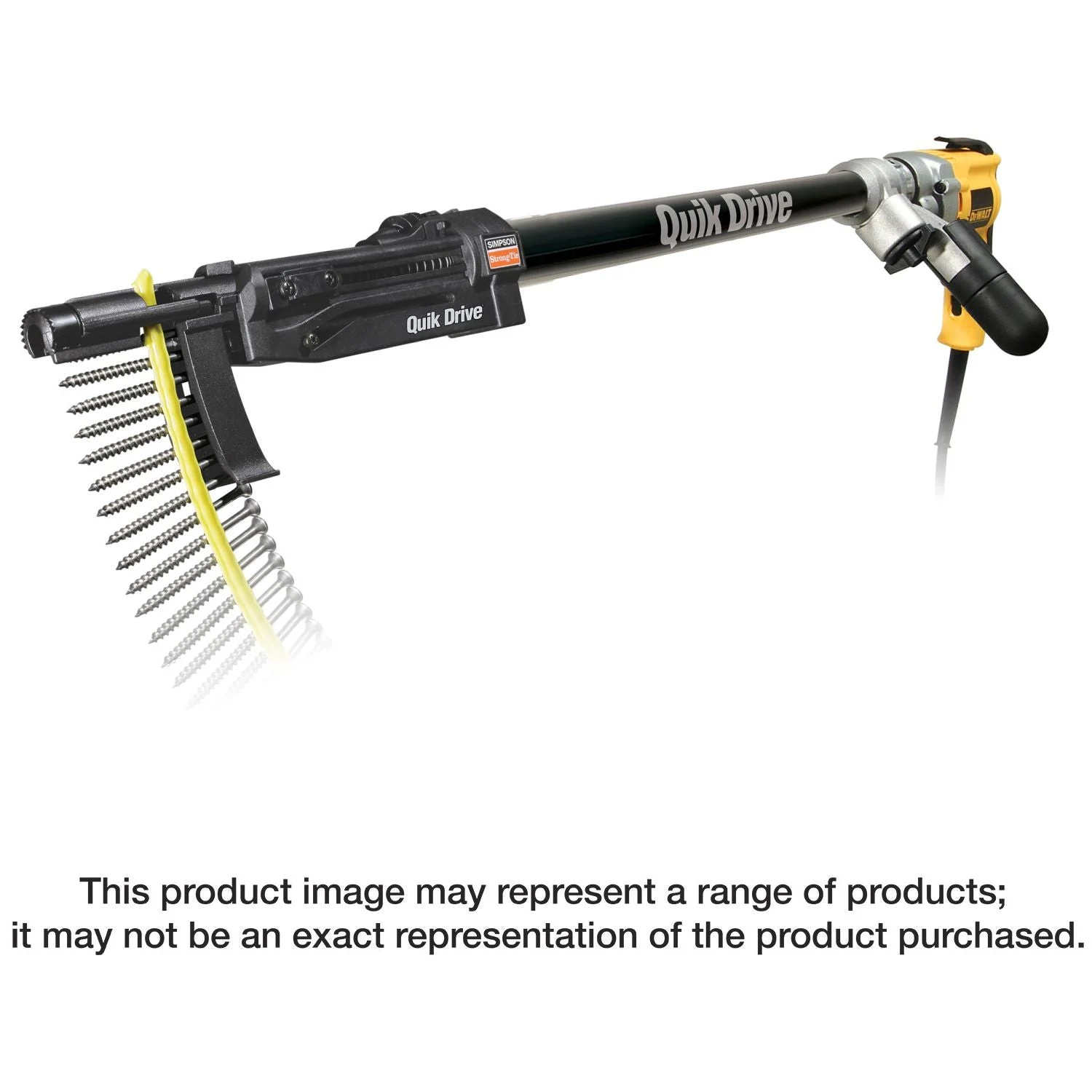 Simpson Strong-Tie Quik Drive PRO300S Decking System Promo Kit w/ DeWalt 2500 RPM Screwdriver Motor