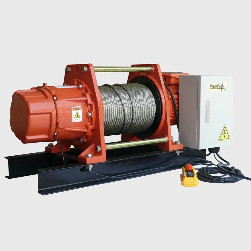 3500 lb Industrial Electric Winch Heavy Duty with Wire Rope 220/240V (1.75 Ton) PWG1750