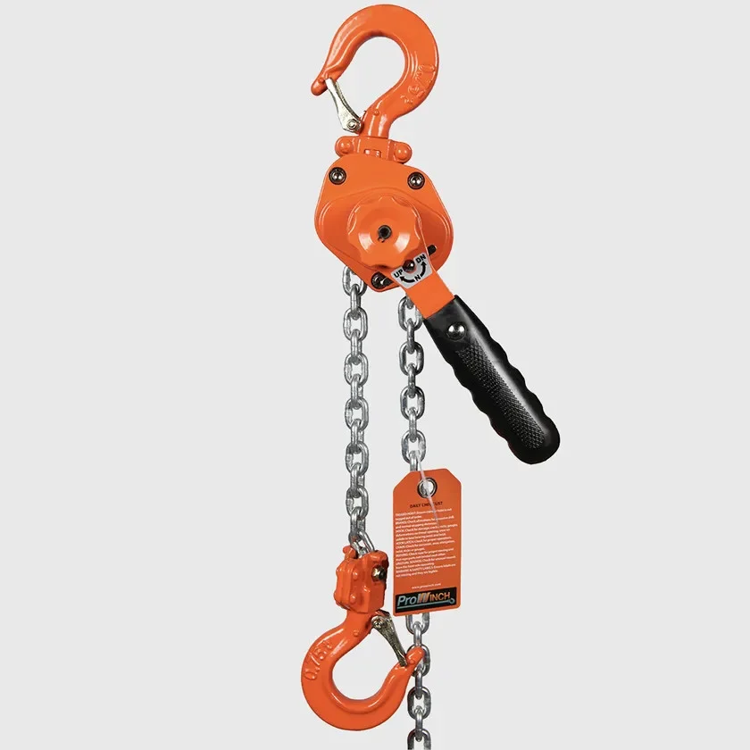 3/4 Ton Mini Lever Chain Hoist 5 ft. G100 Chain PWKX075