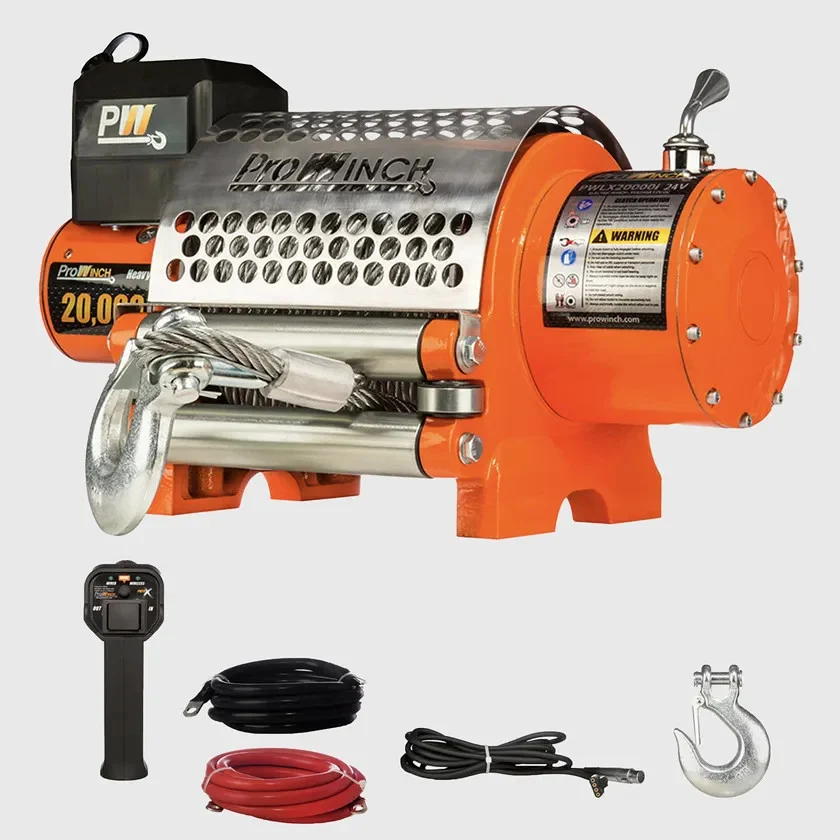 20000 lbs Electric Winch Waterproof 12V DC Wireless PWLX20000i12V